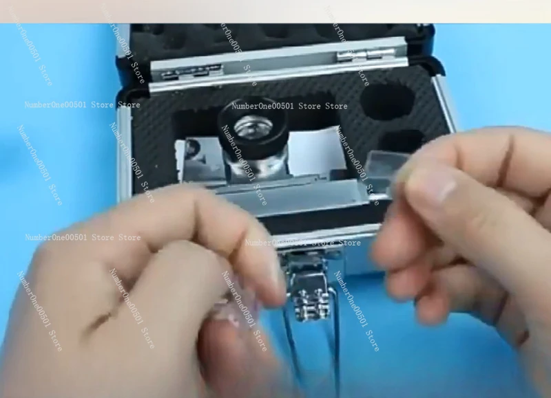 Dual Lens Cloth Inspection Magnifier Y511B Fabric Density Meter Portable Textile Density Analyzer