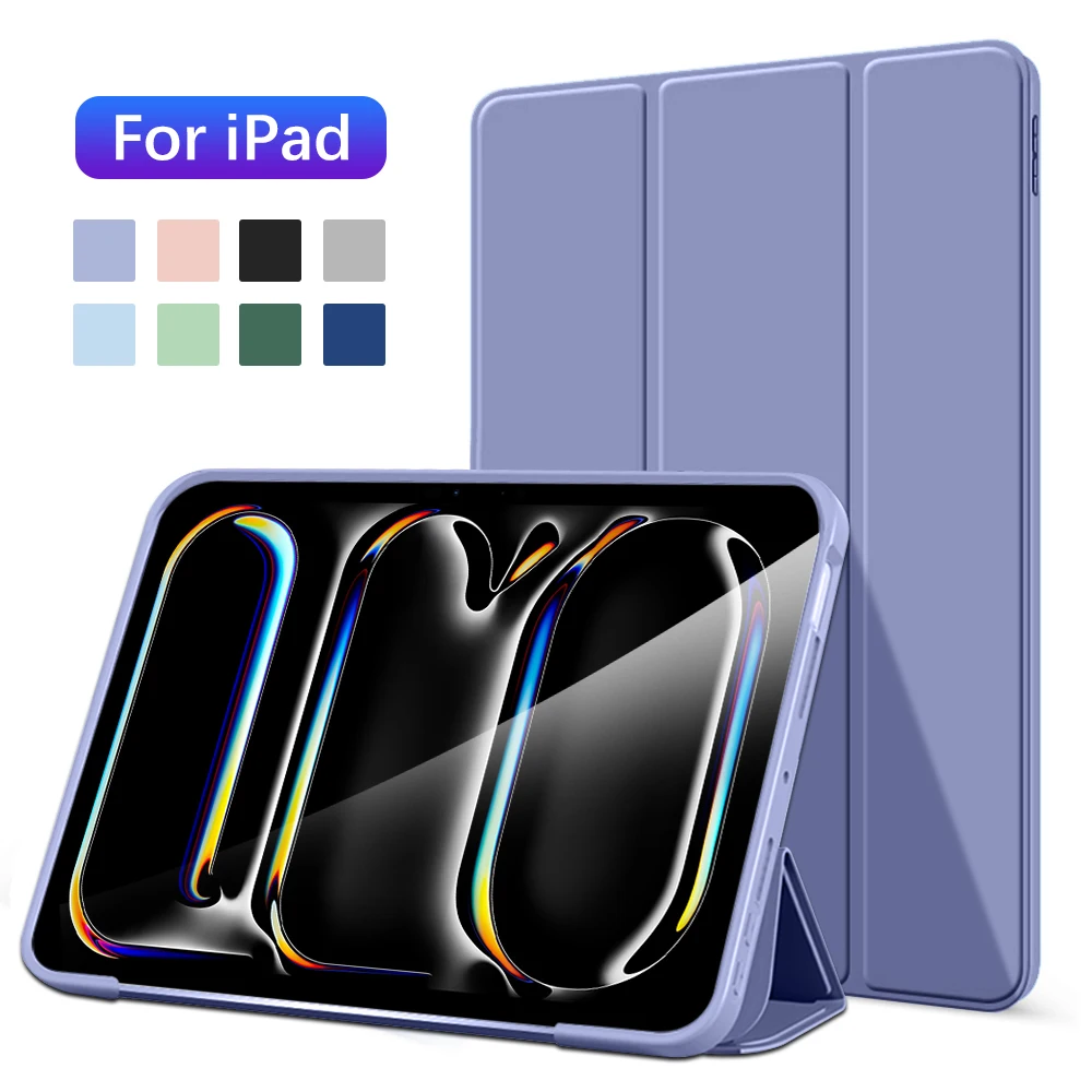 For Ipad Case Pro 13 11 M4 2024 12.9 6th Mini 6 Funda For iPad Air 11 5 4 3 10 9 9th 10th Generation 10.9 10.2 Cover Accessories