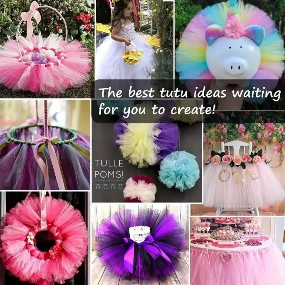 

Multi-clolor Tulle Mesh Ribbon 15/30cm Width DIY Craft Tulle Fabric Ribbon 30m Premium Quality Roll Netting Spool