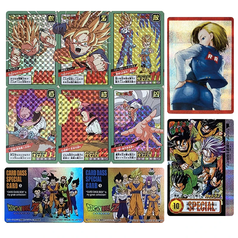 

Diy Dragon Ball Son Goku Yamcha Bulma Tien Shinhan Majin Buu Аниме Коллекция Персонажей Карты Домашняя Мультяшная Игрушка Рождественский Подарок