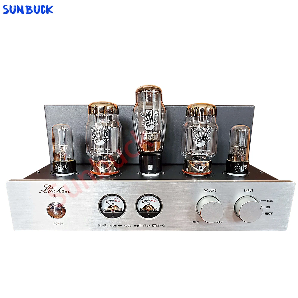 

5U4G 6H8C Laochen KT88 Class A pure Tube Amplifier Manual point-to-point welding scaffolding 15W 2.0 HIFI Tube Amplifier Audio