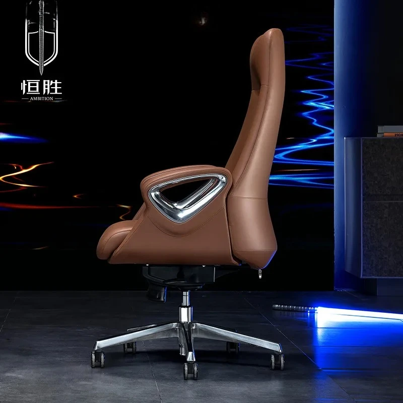 

Кресло руководителя с высокой спинкой, простое офисное кресло, удобное компьютерное кресло