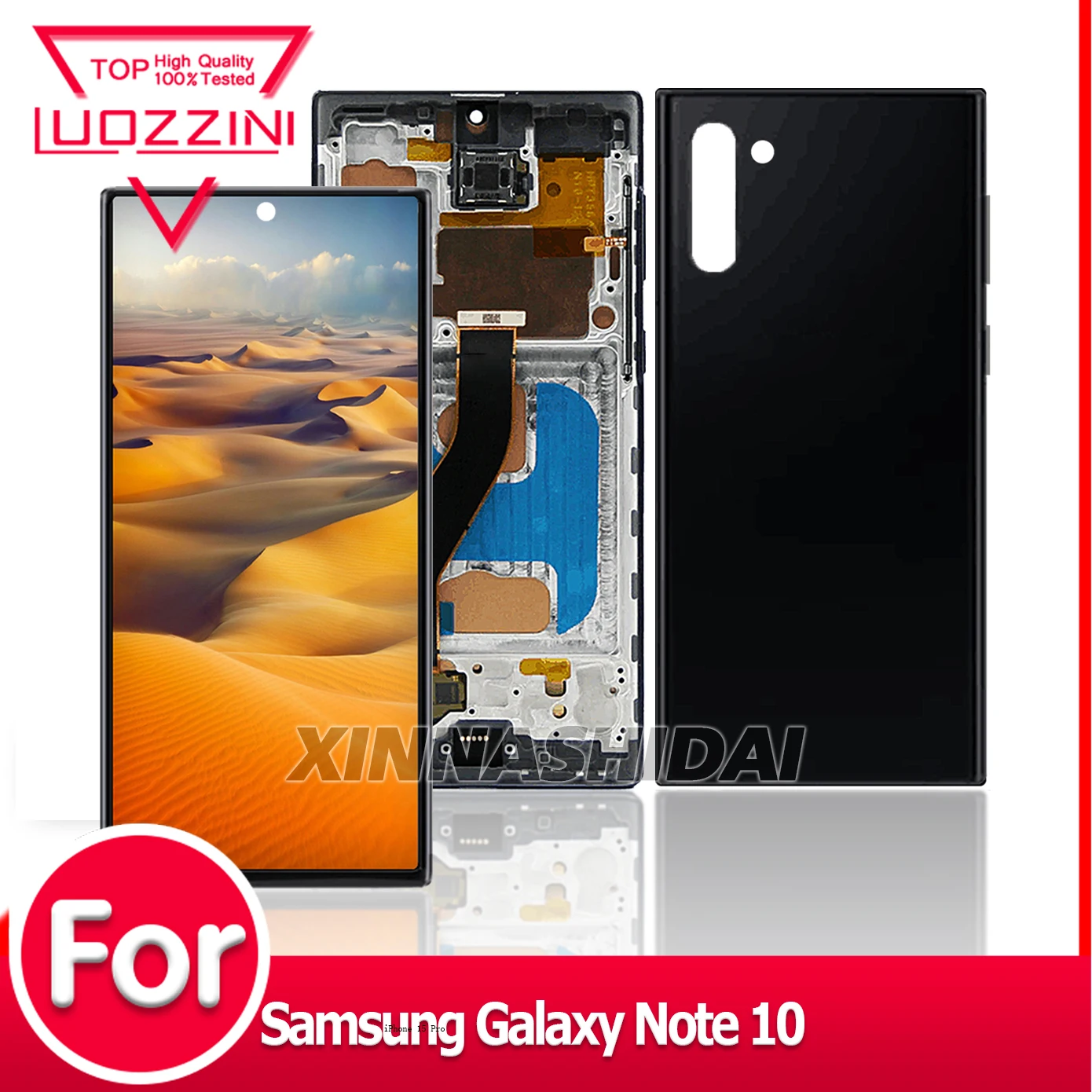 TFT For Samsung Galaxy Note 10 N970 N970F LCD Touch Screen Digitizer Assembly Replacement Display Parts 100% Tested with Frame