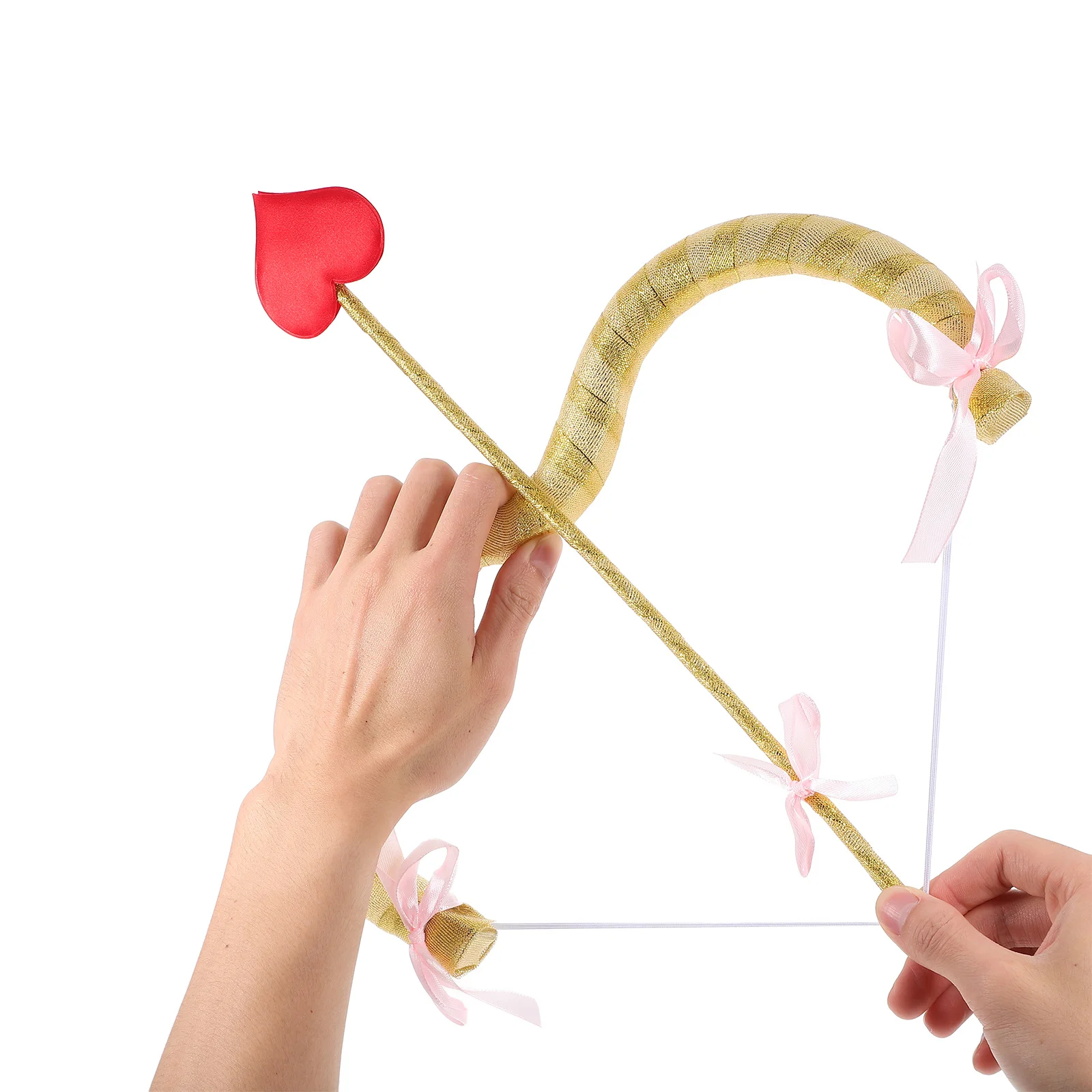 1Set Amor Bogen Pfeil Stirnband Amor Kostüm Cosplay Kit Valentine Party Foto Prop Nette Zubehör Valentine Party Decor