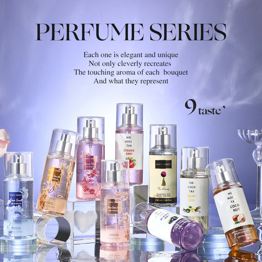 Vietnam Thai Women's perfume Body spray Persistent Fragrance Flower and Fruit Flavor Authentic Cosmetics