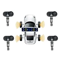 2025 Hot Sell 6 Wheel Truck Wireless Pro Solar Car External TPMS Sensor 433.92 MHz Tire Pressure Monitoring System H6