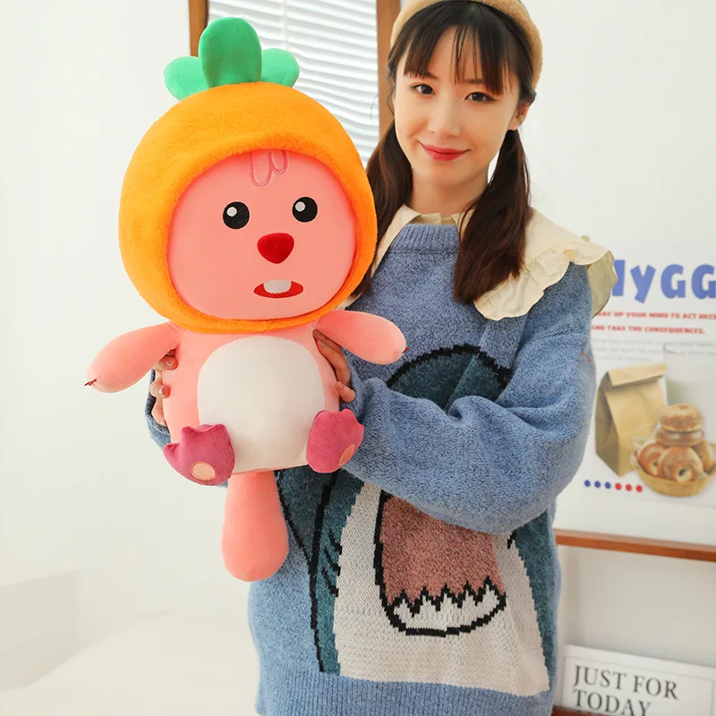 New Trending Kakao Friends Loopy Beaver Transform Bedtime Companion Plush Toy Soft Stuffed Animal For Kids Girls Birthday Gift