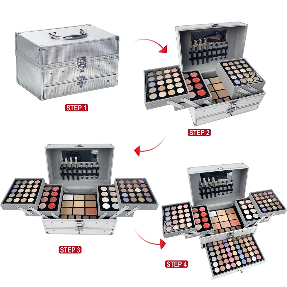 132-цветный подарочный набор д – обзор и цена Beauty Book Makeup Kit