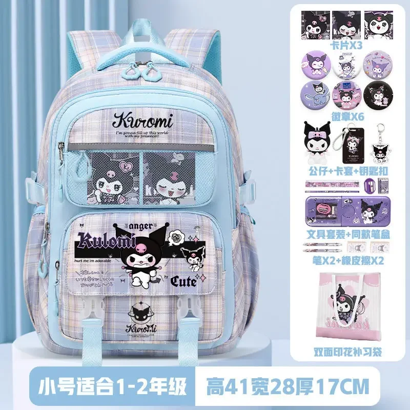 Sanrio New Clow M Cartoon Student Schoolbag Waterproof Large Capacity Children Burden Reduction Spine-Protective Backpack