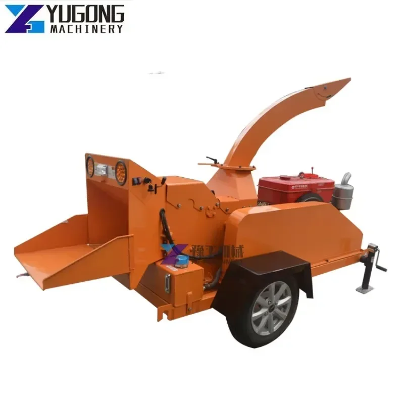 Tolcat Atv Garden Branch Crusher Electric Hot Selling Engine Pto Wood Shredder Chipper Machines Diesel for Sale