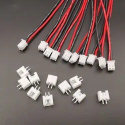 10Pair JST XH2.54 2.54mm Pitch 2 Pin Male Female Plug Battery Charging  Wires Cable Connector XH 2.54mm with 22AWG Silicone Wire