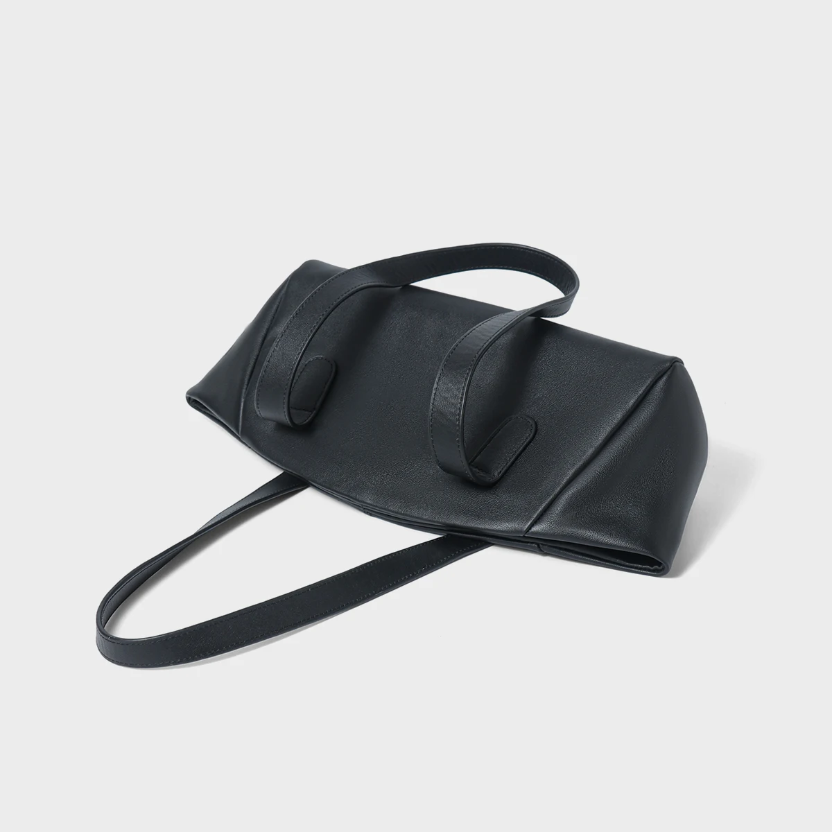 حقيبة برعم بسيطة، حقيبة تحت الإبط، حقيبة كتف جديدة من جلد البقر ذات سعة كبيرة للتنقل من الطبقة الأولى #5