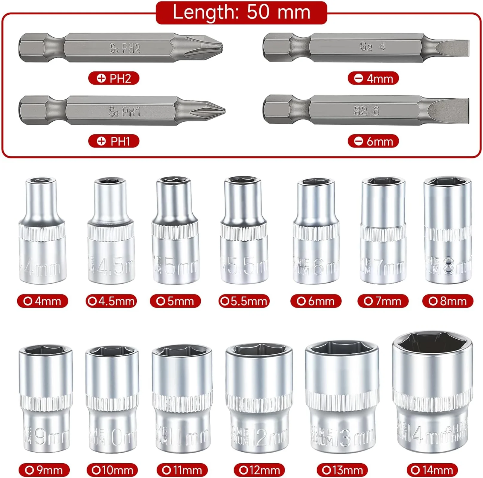 130PCS Mini Ratchet Set 1/4 Inch Socket Set Screwdriver Bits 72-Tooth Ratchet  S2 Steel Bits