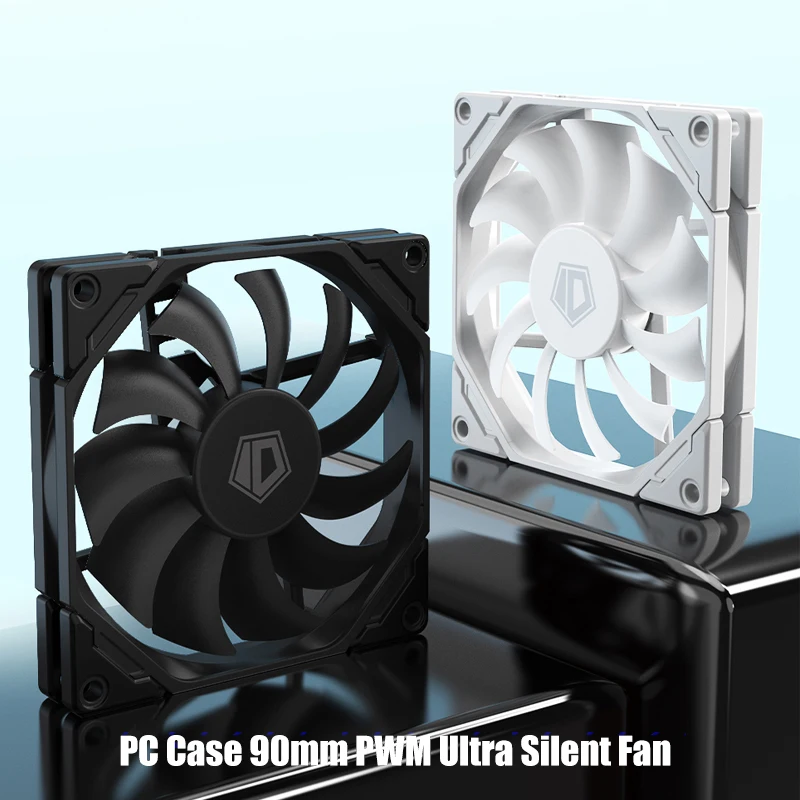 Computer 8010 9215 8cm/9cm Thin Fan Small 4-Pin PWM Smart Temperature Control 80x80x10mm/90*90*15mm Chassis Cooling Fan image 4