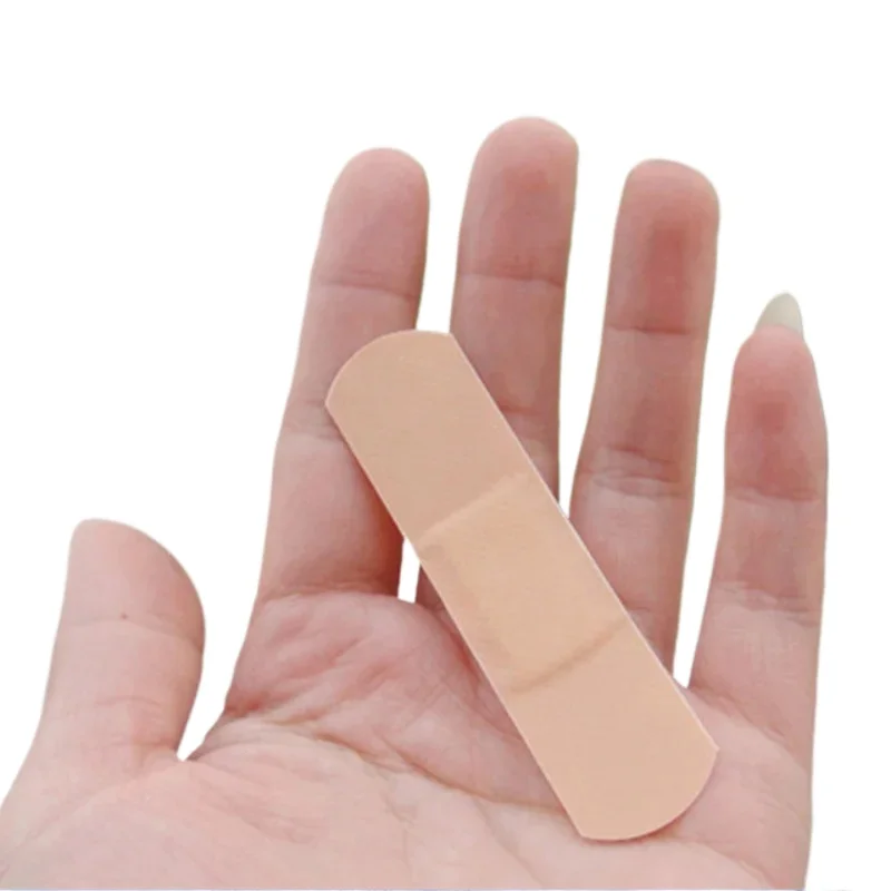 50pcs/set PE Band Aid Waterproof Breathable Wound Plaster First Aid Strips Dressing Patch Adhesive Bandages 72*19mm Woundplast