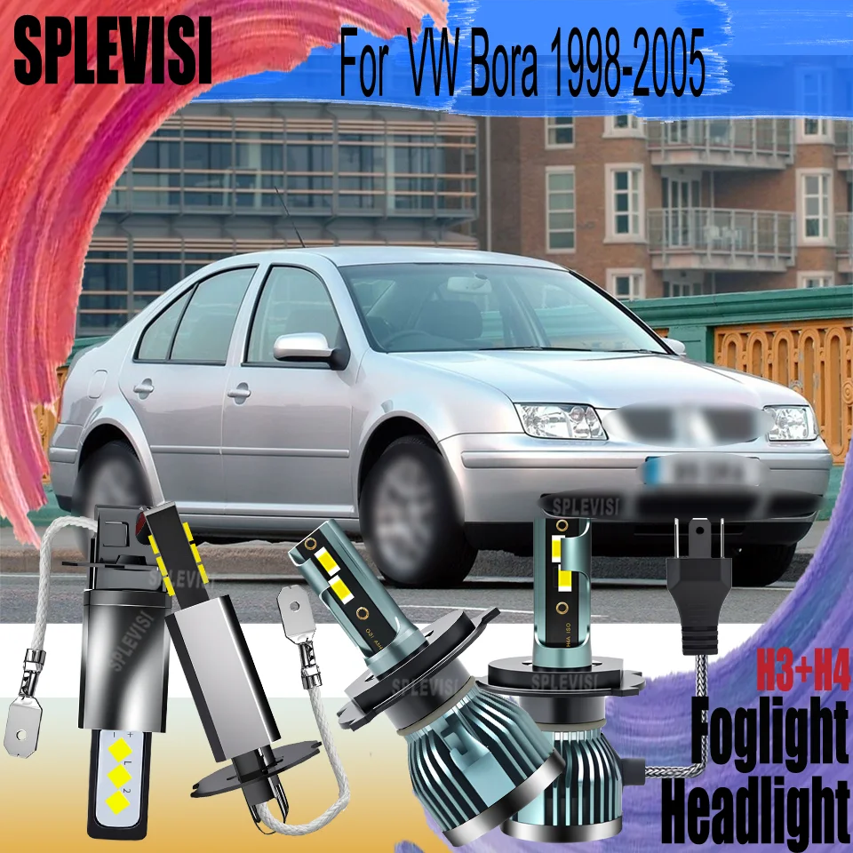

Easy Installation Improved Night Visibility H4 H3 LED Headlight Fog light For VW Bora 1998 1999 2000 2001 2002 2003 2004 2005