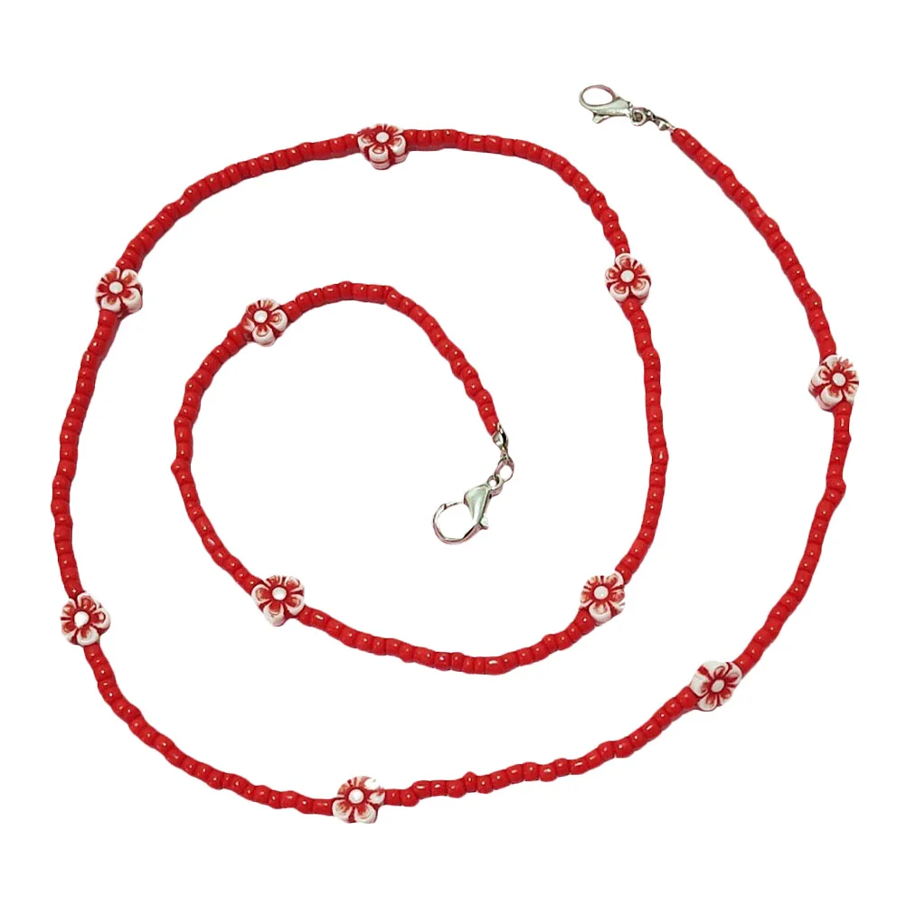 

Bohemian Mask Chain Beaded Lanyard Multi-Functional Glasses Strap Holder Face Mask Lanyard Chain Anti-Lost Hanging Keeper