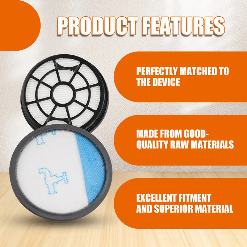4 Pcs HEPA Filters For Rowenta RO2910EA RO2913EA RO2915EA RO2932EA RO2933EA RO2957EA RO2981EA Vacuum Cleaner Parts