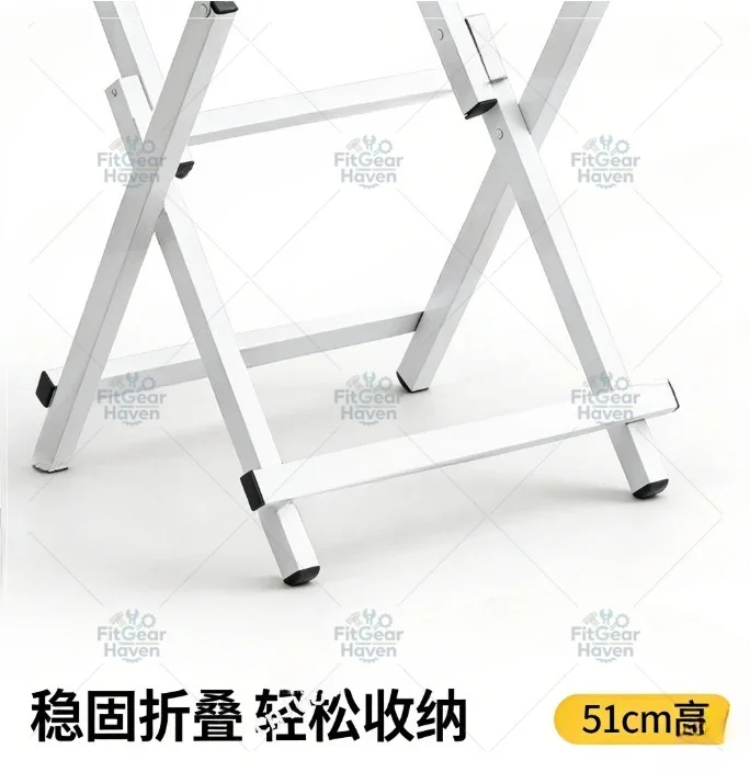 Foldable Table with Folding Legs & Hand Carry Handle, Small Square Table for Home & Outdoor Use