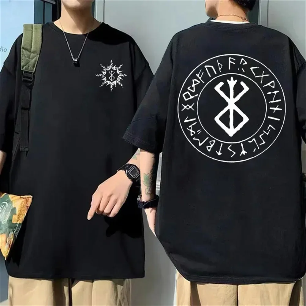 

Anime Printed Men's Fashion T-shirt Summer Street Fashion Comfortable Breathable T-shirt Loose Round Neck Short Sleeve Top