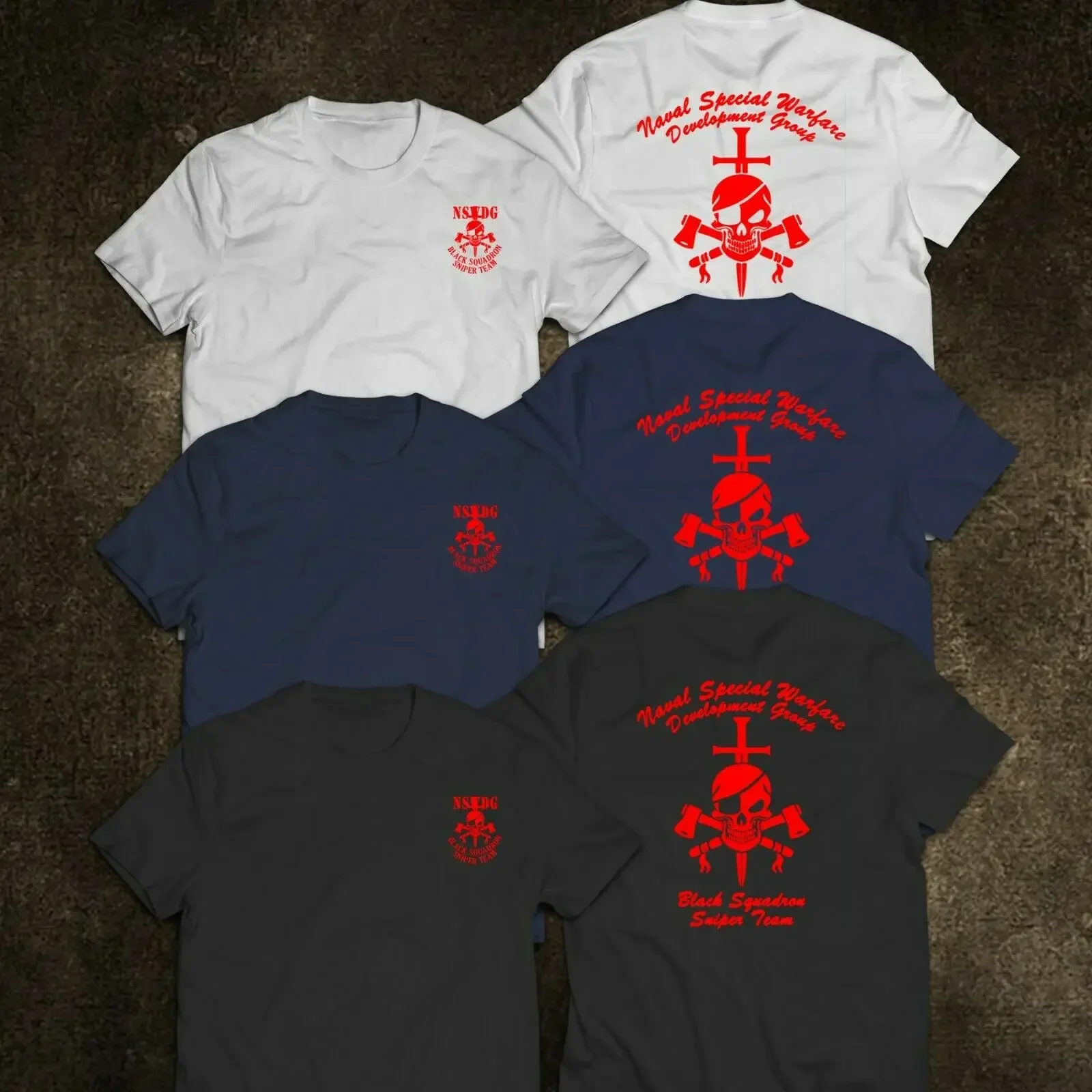 DEVGRU Seal Team Six NSWDG Black Squadron Sniper Team T-Shirt 100% Cotton O-Neck Short Sleeve Summer Casual Mens T-shirt