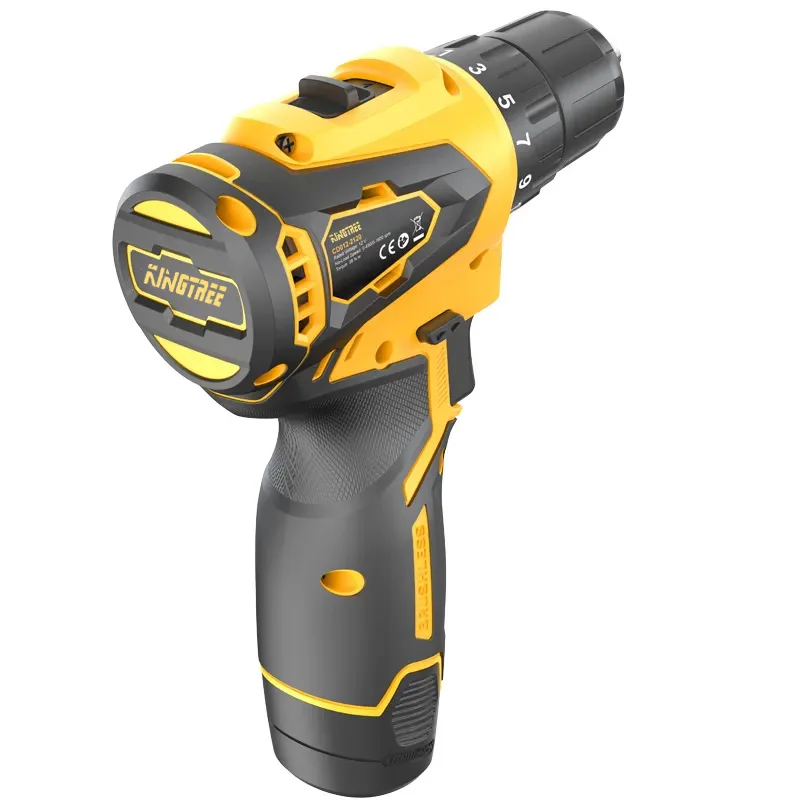 Kingtree 12V Cordless Brushless Impact Drill Electric Screwdriver Home DIY Power Tools 36 N.m dual speed drill