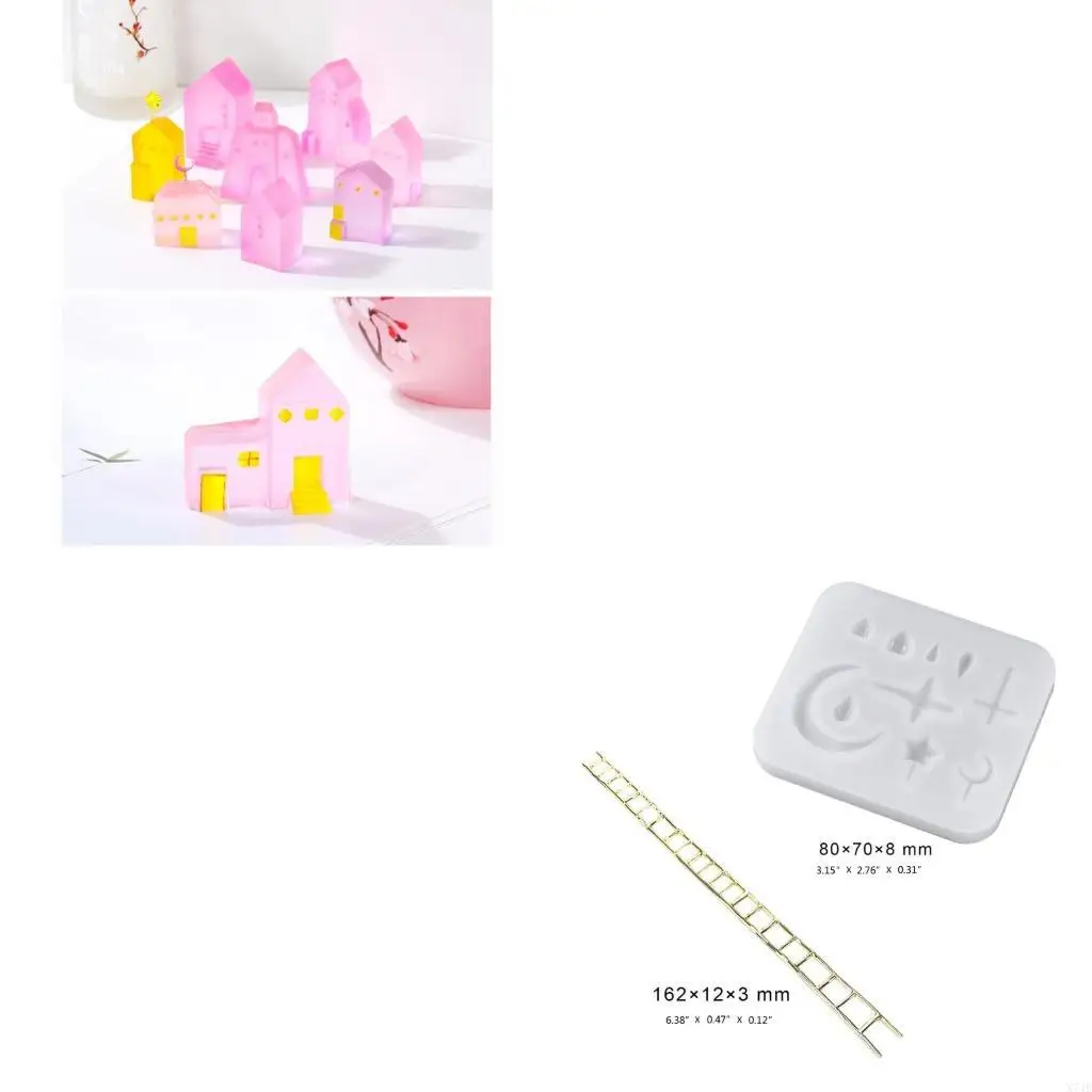 

Resin Epoxy DIY Epoxy House Decoration Silicone Mold Jewelry Making