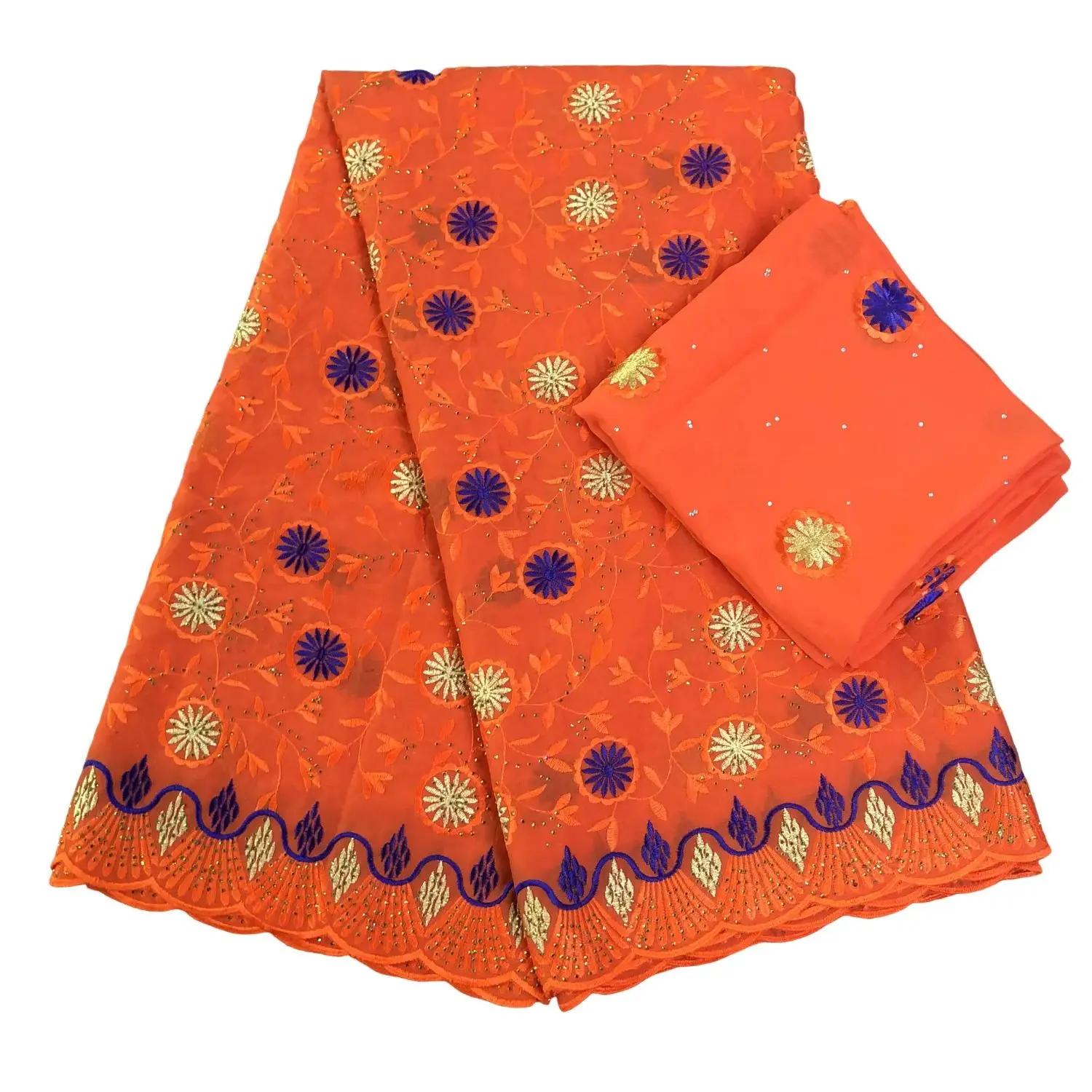 

5+2 Yards Blue African Swiss Voile Lace Wedding Women dress High quality Cotton Embroidery Swiss Voile Laces in Switzerland YCS