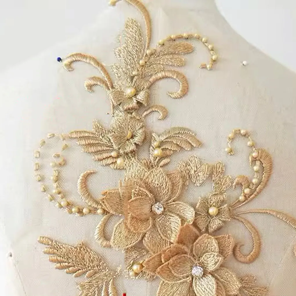 

Stylish And Fashionable Lace Dress Applique Add Of Elegance To Attire Wedding Dress Unique