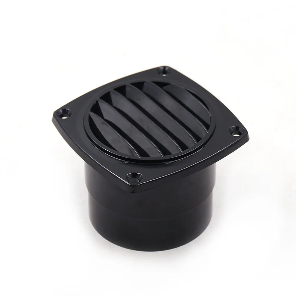 Ventilation Round Louver Vent ABS Plastic Circular Louver Pattern Wall Mount Ceiling Mount Reinforced Structure Polished Finish