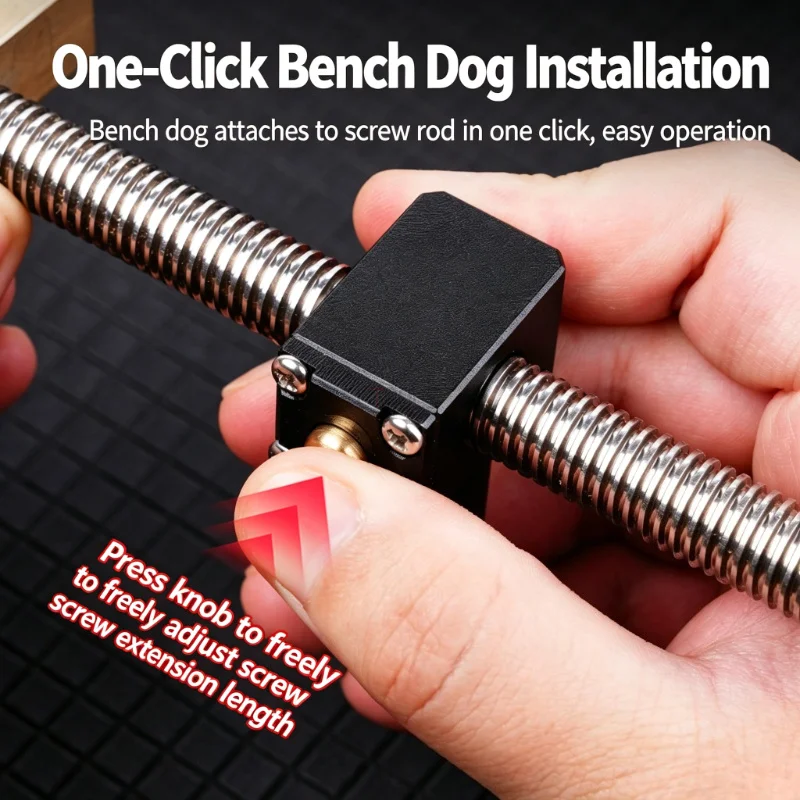 New Carpentry Adjustable Desktop Clip Steel Fast Fixed Clip Clamp Fixture Vise Benches Joinery Carpenter Tool Fit for 19mm/20mm