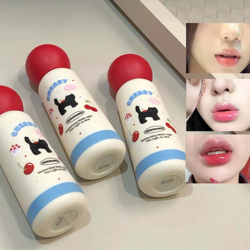 HERORANGE Meow Whisper Mirror Lip Gloss - Hidratante de Longa Duração, Efeito Água, Perfeito para Primavera/Verão