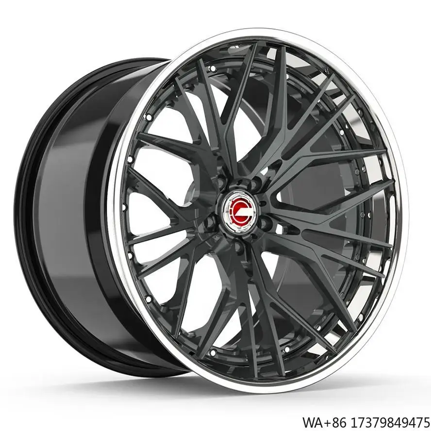

Factory Hotsale Quality 18 19 20 21 22 23 24 Inch 3-piece Forged Car Wheels Custom Alloy Rims 5x112 5x130 5x120 5x108 5x114.3
