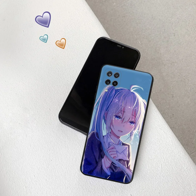 For Samsung Galaxy A13 A12 A11 A21S A22 5G A23 A50 A40 A30 A20 A10 E A70 A24 A04 Cartoon Crying Girl Soft Phone Shell Case Cover