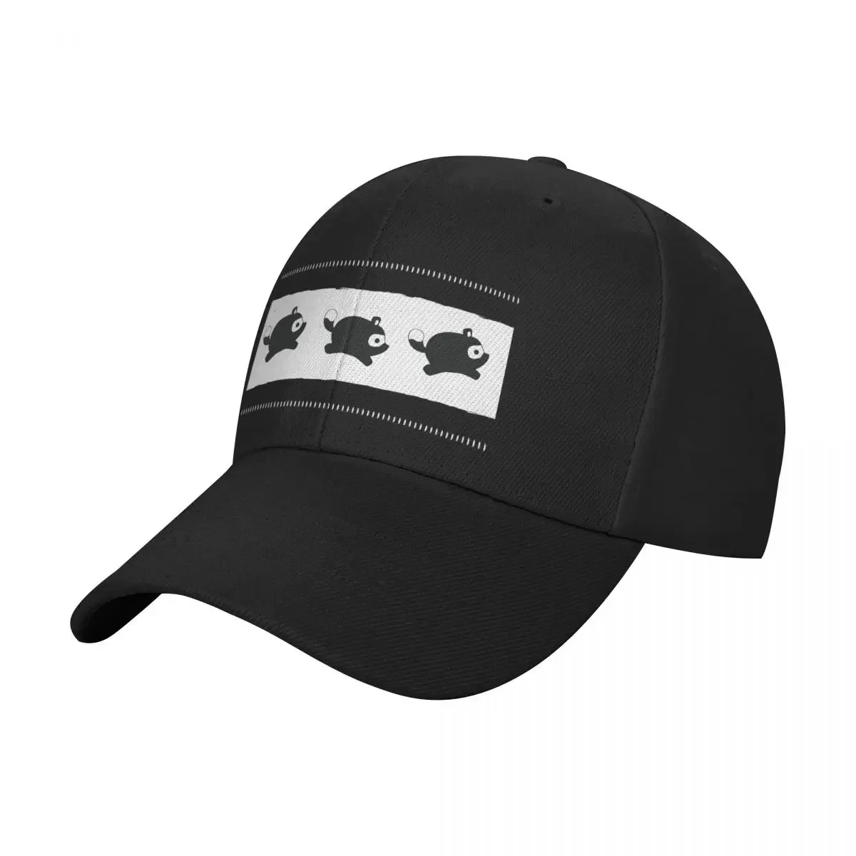 

Nook Miles Logo Black and White Baseball Cap Cosplay Luxury Cap For Women Men's