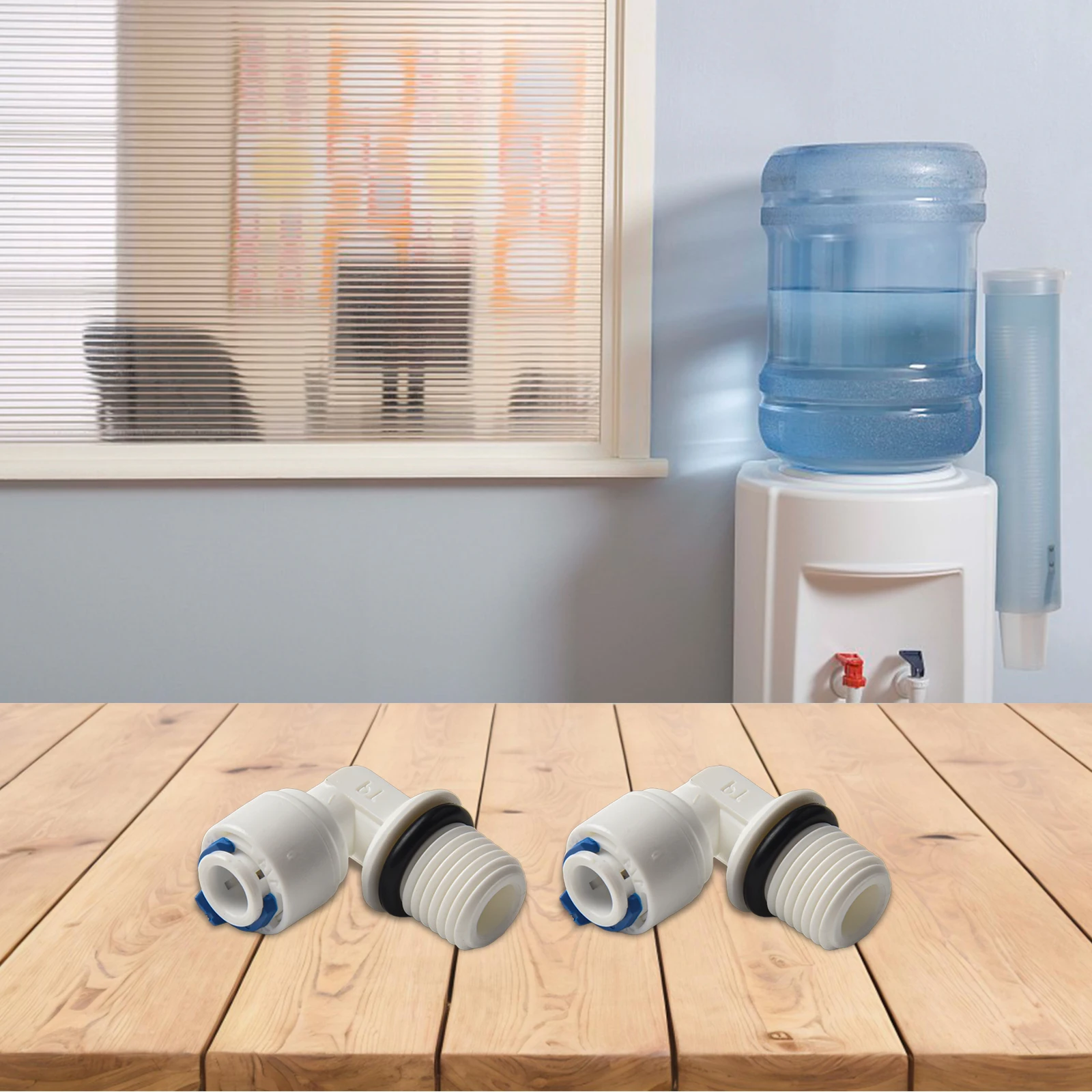 1 4 Tube Fitting Push Fit Tube Elbow Hot And Cold Water Quick Installation RO System Installation For Fridge Water Filter
