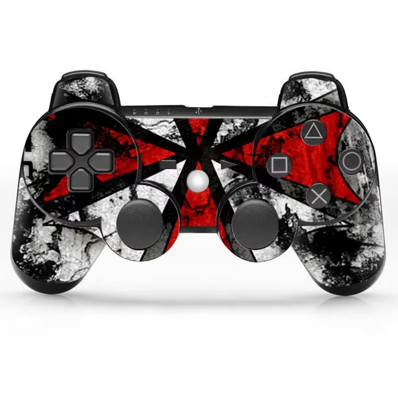 Pele anti-derrapante adesivo para PS3 Game Controller, adesivos de proteção para PS3 Console, acessórios para jogos, 2 pçs/lote
