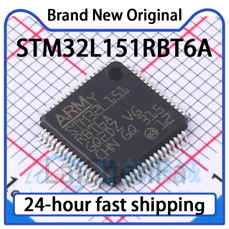 1PCS STM32L151RBT6A Package LQFP-64 128-KB Flash Memory Chip Original Stock