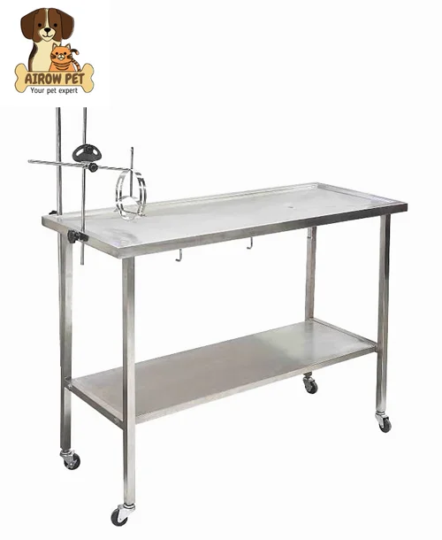 Animal Dissection Table Rabbit Beagle Dog Monkey and Small Animal Vet Table Manufacturers with Head Fixator for Sale