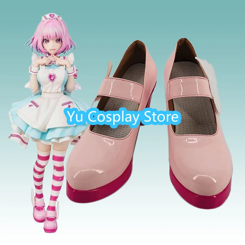 รองเท้าคอสเพลย์ริอามุ ยูเมมิ งานอนิเมะคอนเวนชั่น รองเท้าคอสเพลย์อนิเมะ รองเท้าบูท ชุดฮาโลวีน อุปกรณ์ประกอบฉาก ร้านคอสเพลย์ยู
