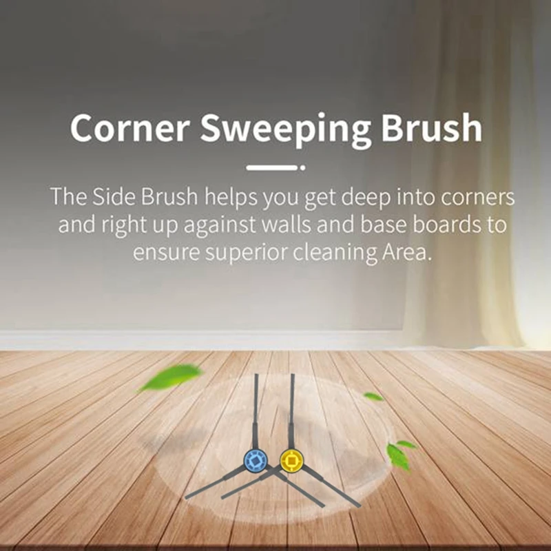 9ชิ้นสำหรับ M9 Midea หุ่นยนต์ E10s ยูเรก้าอะไหล่เครื่องดูดฝุ่นอุปกรณ์เสริมแปรงด้านหลักผ้าซับตัวกรอง HEPA