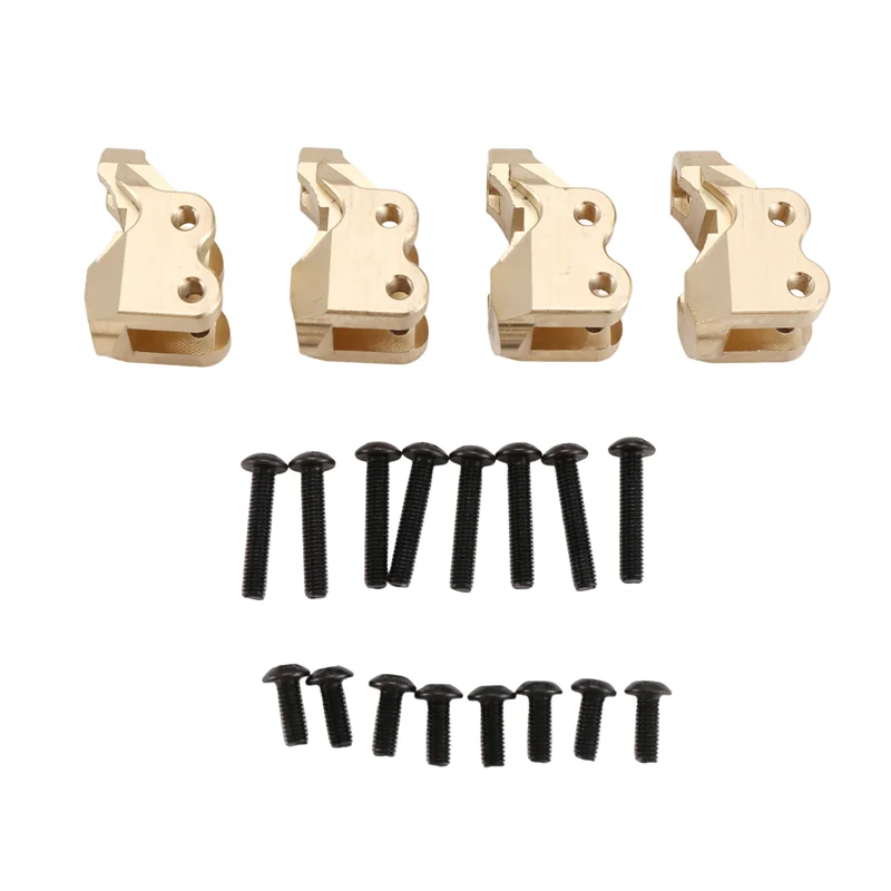WOWFU-RC Car Upgrade Brass Tie Rod Fixation Kit For MJX H8H 1/10 YK4102 YK4103 YK4104 YK4106 YK4082 YK4083 RC Car Upgrade Part