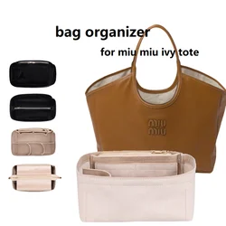 【Tylko wyprzedaż Torba wewnętrzna】 Wkładka do organizera torby dla miu miu Ivy Tote Organiser Divider Shaper Protector