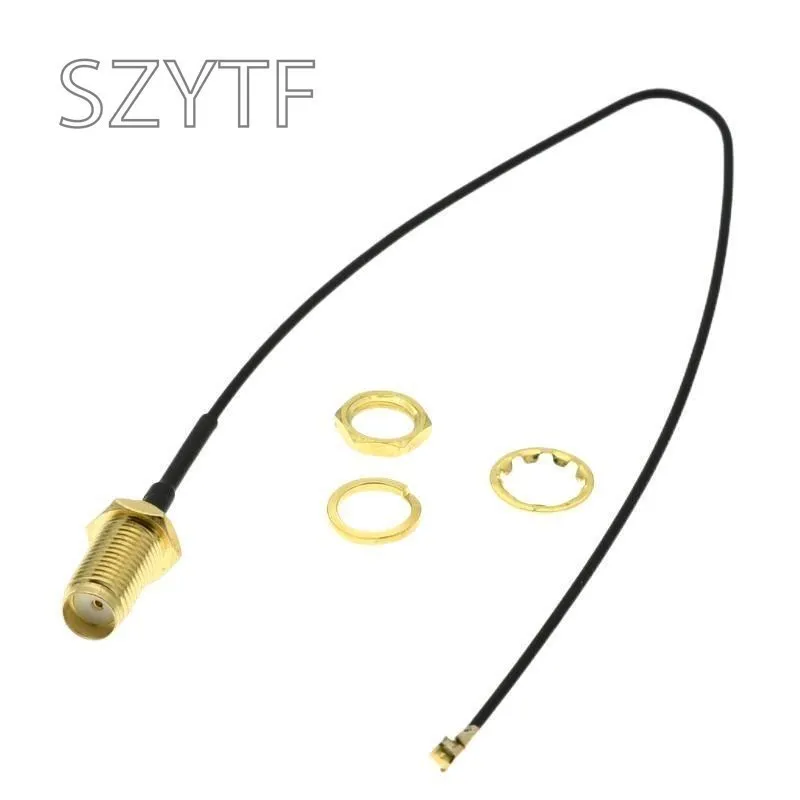 IPEX To SMA, SMA Connector Cable Female To UFL/ u.FL/ IPX/IPEX,RF Coax Adapter Assembly Pigtail 20CM Cable