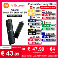 Global Version Xiaomi Mi TV Stick 4K Android 11 BT5.0 TV Dongle Portable Streaming Media Multi Language Google Assistant