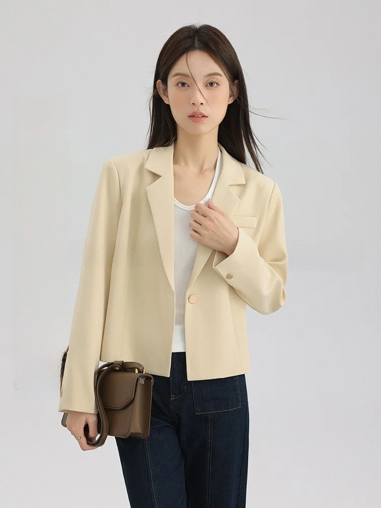 

Свободный женский джгут с кроликом и подушечками, дизайн с откидным воротником, повседневная осенняя верхняя одежда высокого класса