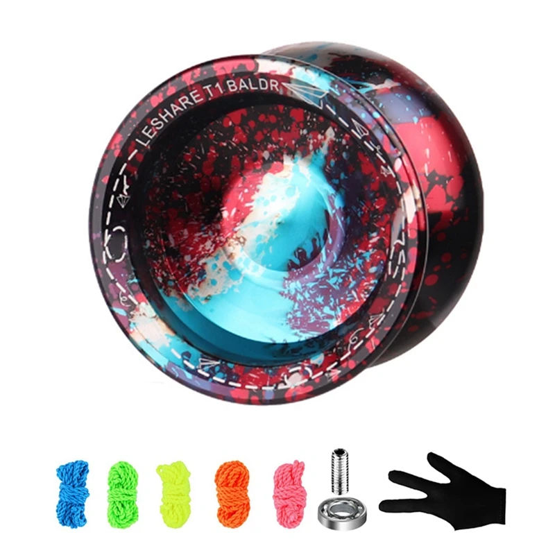 LESHARE High Precision YOYO Magic Yoyo Ball With Metal Mixing Sleep Professional Gravity Yo-Yo Toy For Kids Durable