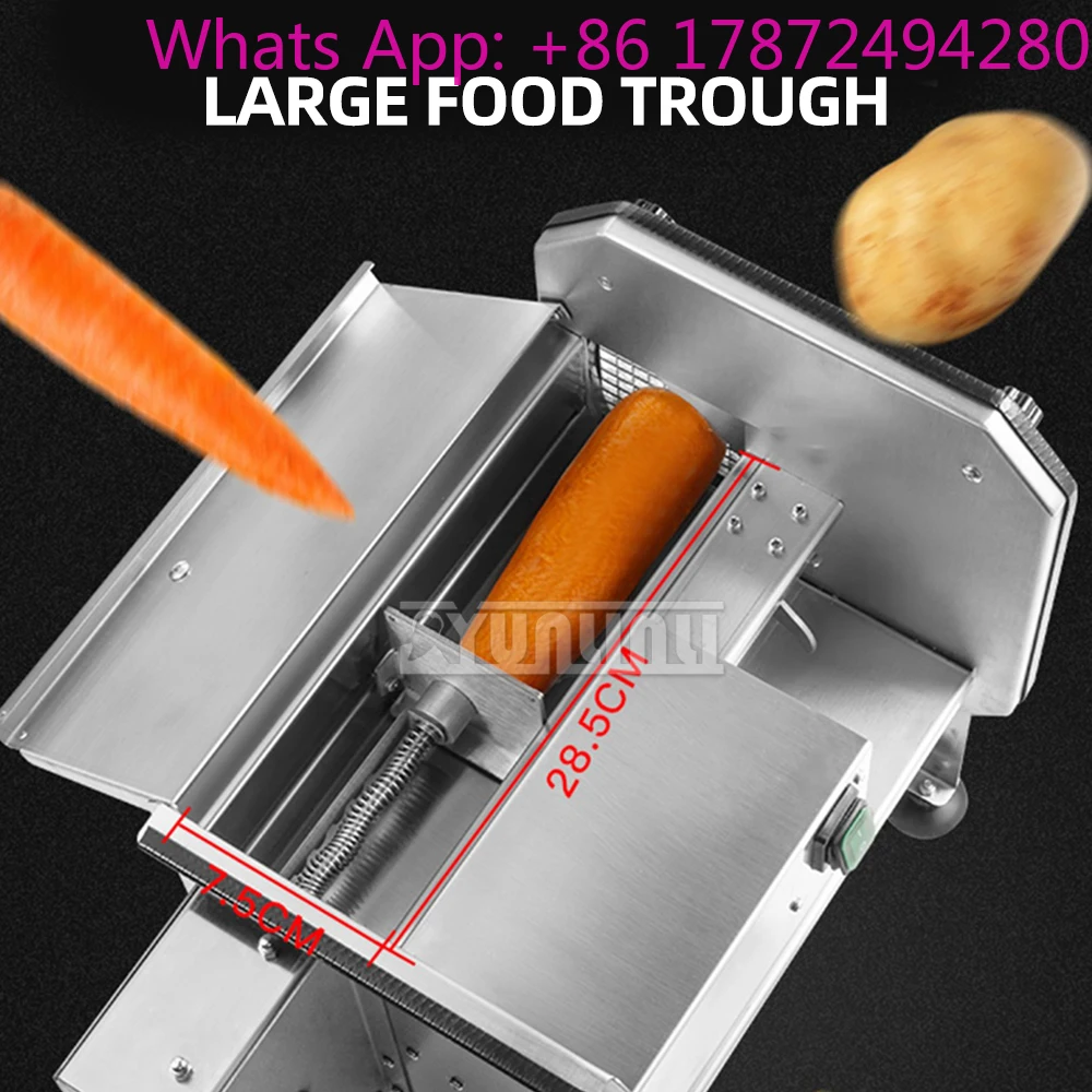 Automatic Vegetables Dicing Machine Commercial Potato Carrot Cutter Onion Granular Cube Shredder