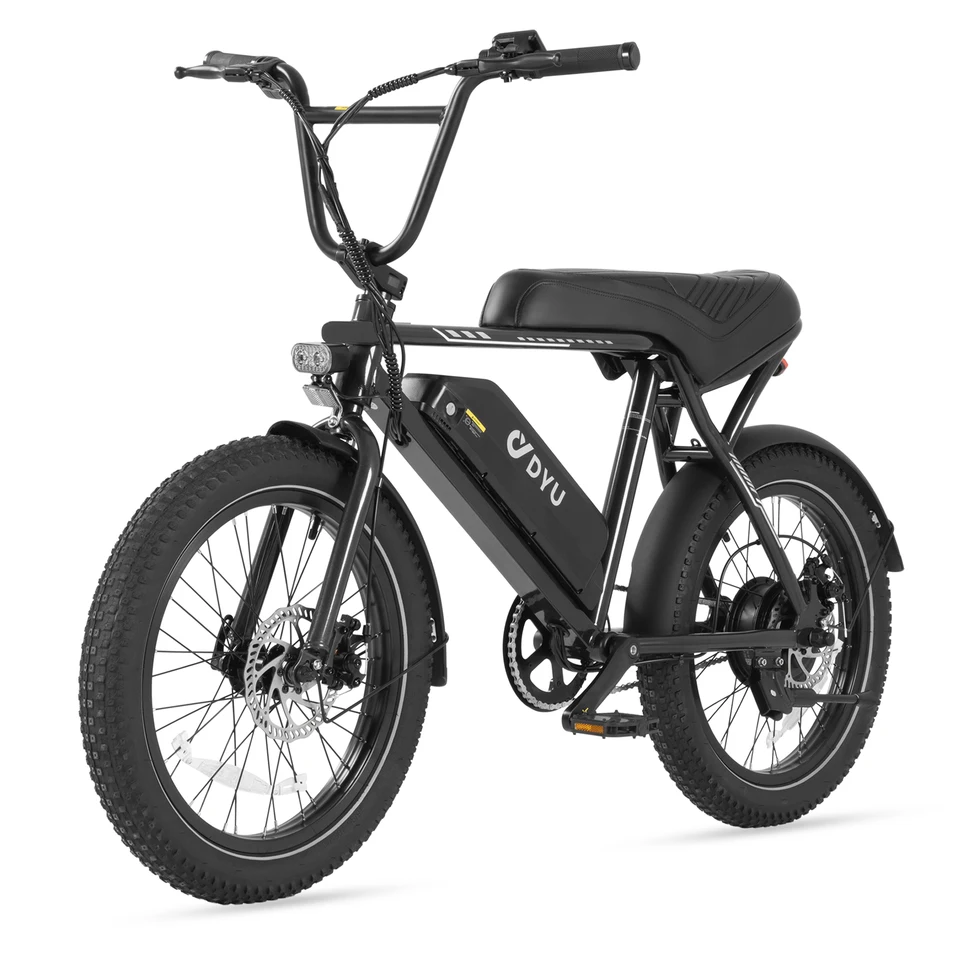 DYU BMX 20*3.0 Fat Tire Electric Bike E-Bike 624Wh Removable Battery 1000W Peak Motor Mountain Electric Bicycle for Adults image 9