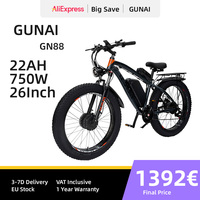 GUNAI GN88 Electric Bike For Adults,2000W Motor 26\